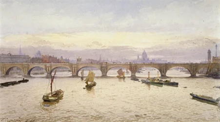 Waterloo Bridge, Lontoo, 1888
