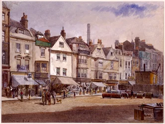 Whitechapel High Street, Stepney, Lontoo, 1884