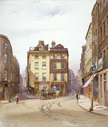 Wych Street ja Holywell Street, Westminster, Lontoo, 1881