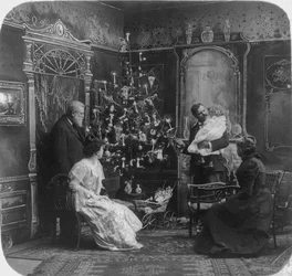 Mitä on koti ilman rakkautta?, n.1900 (b/w kuva)