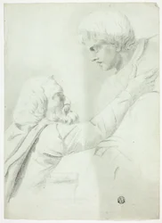 Parrakas mies ja poika (alkaen Bas-Relief)