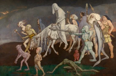 The Fomors (tai The Powers of Evil Abroad in the World), n. 1939 (tempera)