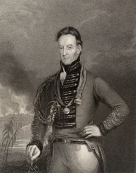 Sir Charles Shipley, Grenadan kuvernööri, kaivertanut H. Cook, National Portrait Gallerysta, osa IV, julkaistu n. 1835