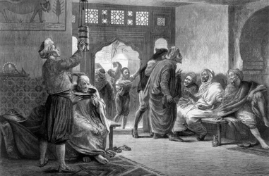 Parturi Tunisissa, 1875.