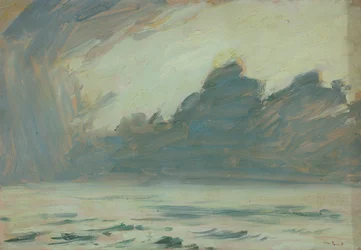Merimaisema, 1800-luvun loppu - 1900-luvun puoliväli (öljy paperille)