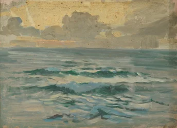 Merimaisema, 1800-luvun loppu - 1900-luvun puoliväli (öljy paperille)