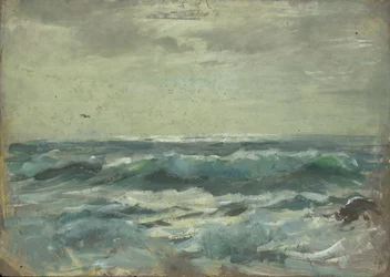 Merimaisema, 1800-luvun loppu - 1900-luvun puoliväli (öljy paperille)