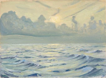 Merimaisema, 1800-luvun loppu - 1900-luvun puoliväli (öljy paperille)