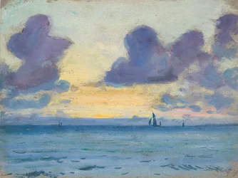 Merimaisema, 1800-luvun loppu - 1900-luvun puoliväli (akvarelli, grafiitti, paperi)