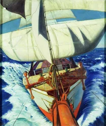 Vuonna 1892 rakennettu purjevene 