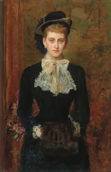Kreivitär de Pourtales, entinen rouva, 1876