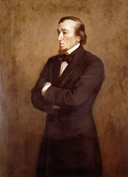 Muotokuva Benjamin Disraelista (1804-1881) Earl of Beaconsfield, 1881