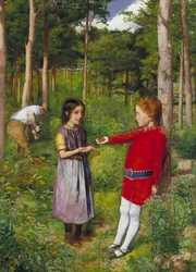 "Metsätyöläisen tytär", 1851