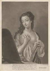 Lady with Glass