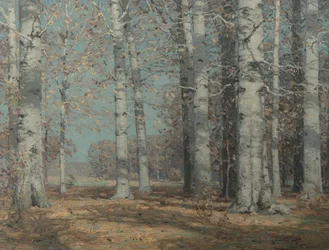 Autumn Beeches, n. 1908-1915 (öljy kankaalle)