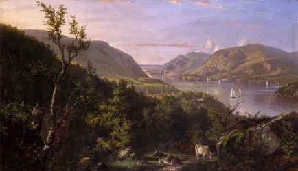 Näkymä Highlandsille West Pointista, 1862
