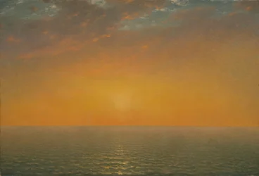 Auringonlasku merellä, 1872.