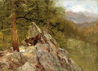 Länsimaisema, 1870.