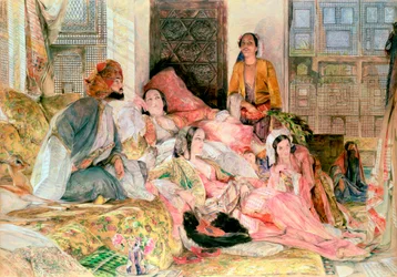 Haaremi, noin 1850