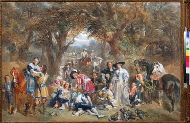 Maalaisjuhlat Kaarle II:n aikana (1630-1685) - kirjoittanut John Frederick Tayler (1802-1889)