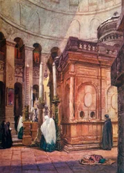 Rotunda ja Pyhän haudan kappeli, 1902.