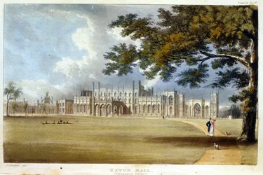 Eaton Hall, Entrance Front, Ackermannin 