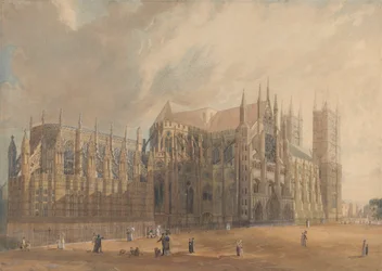Westminster Abbeyn koillisnäkymä
