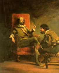 Don Quijote ja Sancho Panza Cervantesin Don Quijote de la Manchasta, 1800-luku