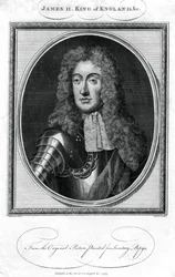 Englannin kuningas James II, 1787.