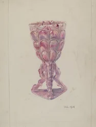 Marmoroitu maljakko