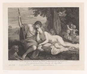 Venus kertoo Adoniselle tarinan Hippomeneksesta ja Atalantasta Venus liittyy Adonikseen, tarinaan Hippomeneksesta ja Atalantasta (otsikko esineessä) Englannin tärkeimmät maalaukset (sarjan nimi) Englannin suurimmat maalaukset (sarjan nimi)