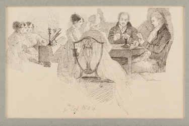 An Evenings Entertainment, 1804 (kynä ja muste paperille)
