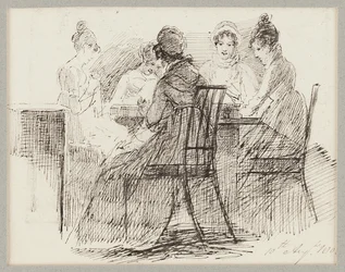 Istuva ryhmä, 1808
