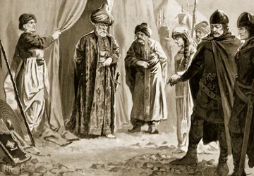 Ivan Shishman III luovuttaa sisarensa sulttaani Murad I:lle, 1366