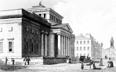 The Royal Institution, Manchester, kaiverrus Richard Winkles, n.1836