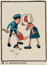Q the Quarrelsome / J. Hassall / Piirustus, 1903