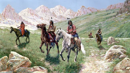 Cheyenne-intiaanien maassa, 1896