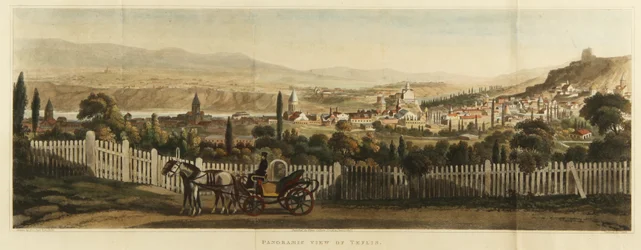 Panoraamanäkymä Tiflisiin, 1827