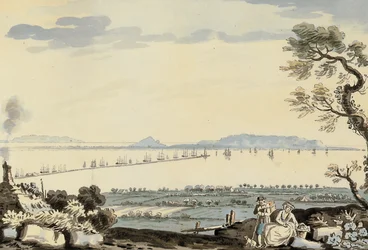 Näkymä Dublinin lahdelle ja satamaan, Hill of Howth