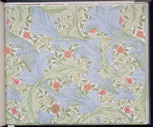 Granville-tapetti, jonka suunnitteli John Henry Dearle (1860-1932) Morris and Companylle, 1896
