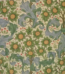 Orchard-tapetti, John Henry Dearlen (1860-1932) suunnittelema Morris and Companylle, 1899
