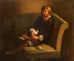 Mollie, n. 1880 (öljy kankaalle)