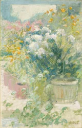 Kasvihuoneessa, n. 1895 (öljy kankaalle)