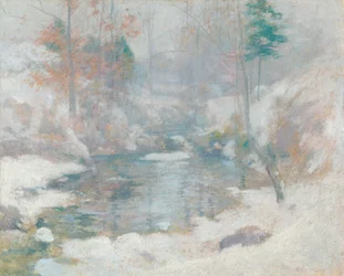Talven harmonia, noin 1890-1900 (öljy kankaalle).