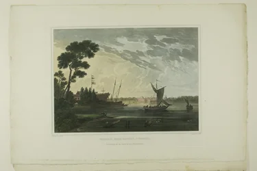 Norfolk; Gosportista, Virginiasta, levy viisi toisesta Picturesque Views of American Scenery -kuvasta