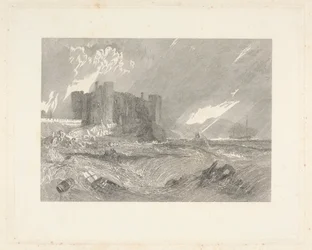 Laugharnen linna, Carmarthenshire
