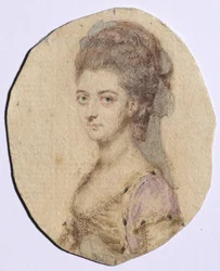 Charlotte Bertien muotokuva, os. Warren, Abingdonin 4. kreivitär, 1778.