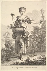 The Flower Girl Fanchonette, 1741-63.