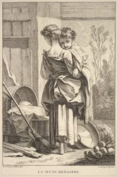 Nuori taloudenhoitaja, 1741-63.