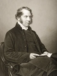 Henry Montagu Villiers (1813-61), kaiverrus D.J. Pound valokuvasta, Lontoossa 1860 julkaistusta The Drawing-Room of Eminent Personages, Volume 2